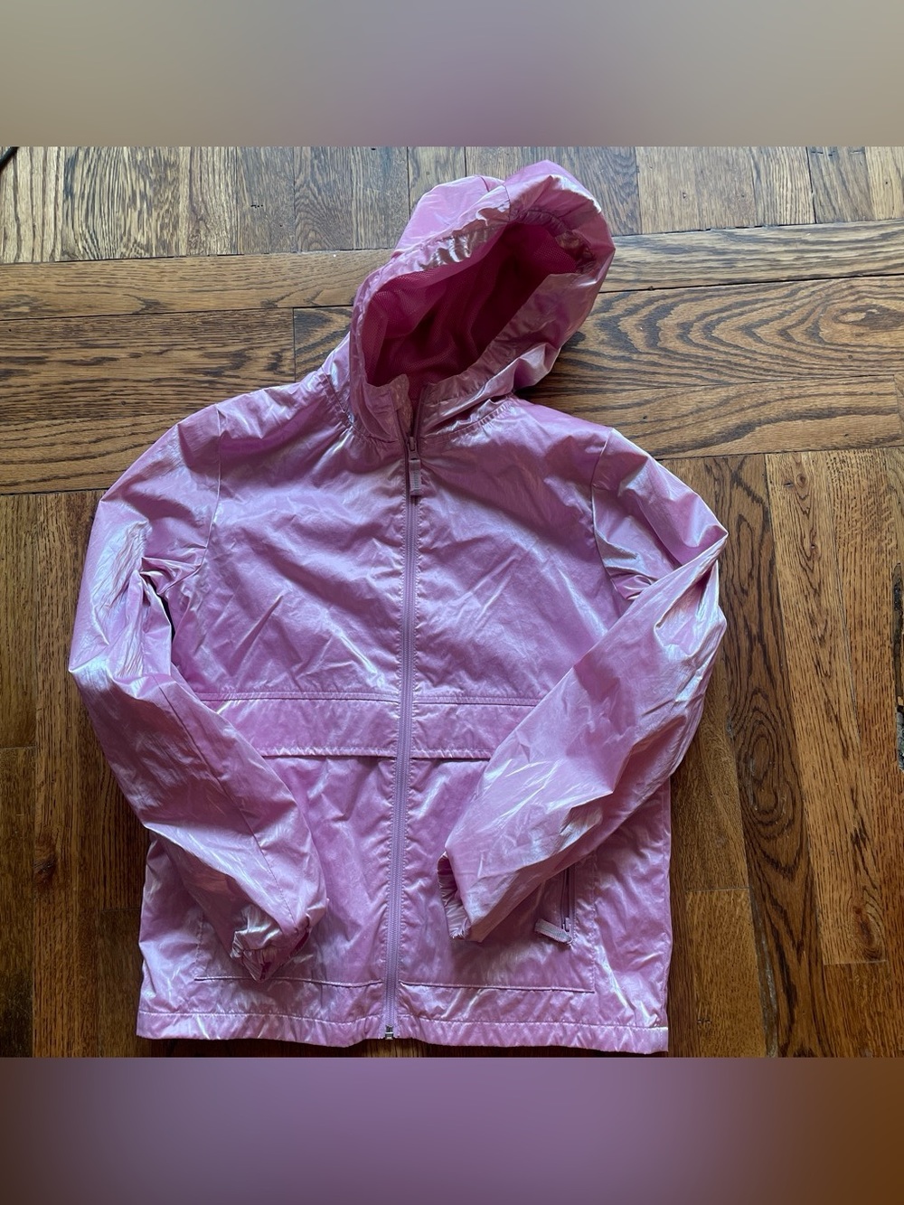 Cat & Jack Shimmery Pink Hooded Jacket